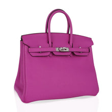 Load image into Gallery viewer, Birkin 25 Bag Magnolia Togo Palladium Hardware