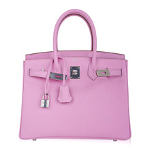 Load image into Gallery viewer, Birkin 30 Bag Mauve Sylvestre Epsom Leather with Palladium Hardware