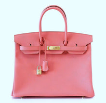 Load image into Gallery viewer, Birkin 35 Bag Flamingo Pink Gold Hardware Rare