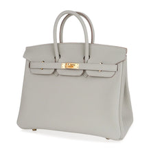 Load image into Gallery viewer, Birkin 25 Bag Gris Perle Togo Gold Hardware