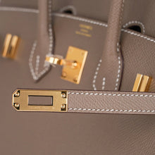 Load image into Gallery viewer, Birkin Sellier 25 Etoupe Gold Hardware Epsom Leather New w/Box