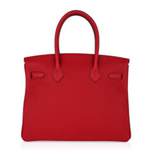 Load image into Gallery viewer, Birkin 30 Bag Lipstick Rouge Vif Togo Leather with Gold Hardware