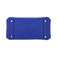 Load image into Gallery viewer, Birkin 30 Bag Blue Electric Novillo Leather with Palladium Hardware