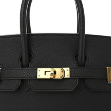 Load image into Gallery viewer, Birkin Sellier 25 Black Epsom Leather Gold Hardware