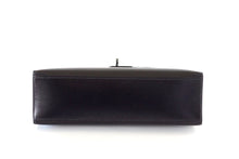 Load image into Gallery viewer, Kelly Pochette Clutch Bag Limited Edition So Black Box Leather Very Rare