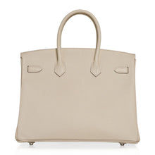 Load image into Gallery viewer, Birkin 35 Bag Craie Epsom Palladium Hardware