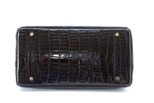 Load image into Gallery viewer, Birkin 35 Black Porosus Crocodile with Gold Hardware