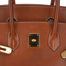 Load image into Gallery viewer, Vintage Limited Edition Birkin 35 Bag Fauve Barenia Leather with Gold Hardware