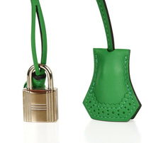 Load image into Gallery viewer, Birkin 35 Bag Ghillies Limited Edition Bamboo Palladium Hardware