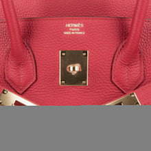 Load image into Gallery viewer, Birkin 35 Bag Vermillion Togo Leather with Gold Hardware