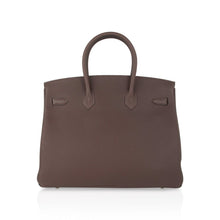 Load image into Gallery viewer, Birkin 35 Bag Chocolate Togo Gold Hardware