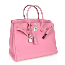 Load image into Gallery viewer, Birkin 35 Bag rare 5P Pink Togo Palladium Hardware