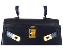 Load image into Gallery viewer, Kelly 20 Mini Sellier Vintage Bag Box Leather Gold Hardware