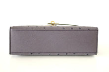 Load image into Gallery viewer, Kelly Pochette Clutch Bag Ostrich Gris Agate Gold Hardware