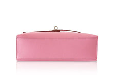 Load image into Gallery viewer, Kelly Pochette Clutch Bag Rose Confetti Pink Epsom Palladium