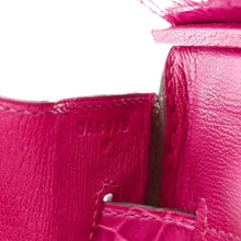 Load image into Gallery viewer, Birkin 30 Rose Pourpre Shiny Niloticus Crocodile Gold Hardware