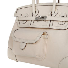 Load image into Gallery viewer, Birkin 25 Cargo Nata Toile Goeland Bag Swift Leather Trim Limited Edition