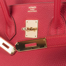 Load image into Gallery viewer, Birkin 35 Bag Vermillion Togo Leather with Gold Hardware