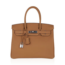 Load image into Gallery viewer, Birkin 30 Bag Biscuit Togo Leather with Palladium Hardware