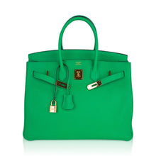 Load image into Gallery viewer, Birkin 35 Bag Bamboo Togo Leather with Gold Hardware