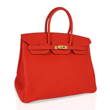 Load image into Gallery viewer, Birkin 35 Bag Capucine Togo Leather with Gold Hardware
