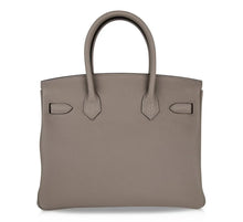 Load image into Gallery viewer, Birkin 30 Bag Gris Asphalte Togo Palladium Hardware
