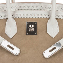 Load image into Gallery viewer, Birkin 35 Bag Grizzly Ghillies Gris Perle Gris Caillou Colour Limited Edition Rare