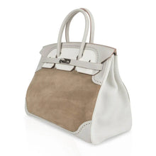 Load image into Gallery viewer, Birkin 35 Bag Grizzly Ghillies Gris Perle Gris Caillou Colour Limited Edition Rare