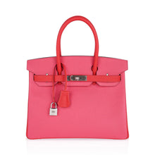 Load image into Gallery viewer, Special Order HSS Birkin 30 Bag Rose Azalee &amp; Rose Jaipur Epsom with Brushed Palladium Hardware