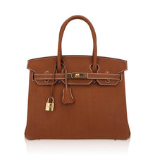 Load image into Gallery viewer, Birkin 30 Bag Barenia Faubourg Leather with Gold Hardware