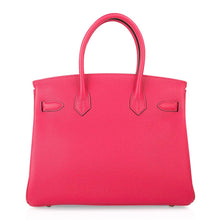 Load image into Gallery viewer, Birkin 30 Bag Rose Extreme Clemence Leather with Gold Hardware