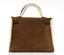 Load image into Gallery viewer, Kelly 35 Bag Rare Limited Edition Teddy Shearling Plush