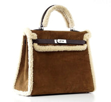Load image into Gallery viewer, Kelly 35 Bag Rare Limited Edition Teddy Shearling Plush