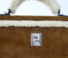 Load image into Gallery viewer, Kelly 35 Bag Rare Limited Edition Teddy Shearling Plush