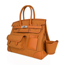 Load image into Gallery viewer, Limited Edition Birkin 35 Bag Cargo Sesame Toile Goeland Swift Leather with Palladium Hardware