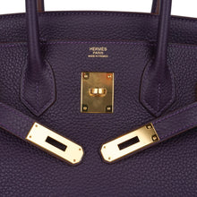 Load image into Gallery viewer, Birkin 30 Bag Raisin Rich Original Colour Gold Hardware Togo Leather