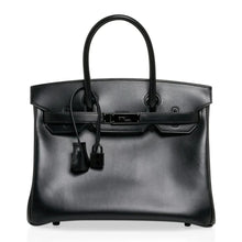 Load image into Gallery viewer, Birkin 30 Bag So Black Limited Edition Box Leather