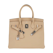 Load image into Gallery viewer, Birkin 30 Bag Trench Neutral Perfection Palladium Hardware