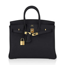 Load image into Gallery viewer, Birkin 25 Bag Black Togo Leather with Gold Hardware