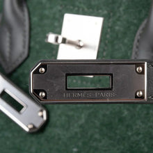 Load image into Gallery viewer, Birkin 35 Limited Edition Bi-Color Vert Anglais Feutre Vert Cypress Swift