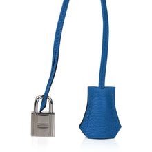 Load image into Gallery viewer, Birkin 35 Bag Rich Blue Izmir Clemence Palladium
