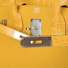Load image into Gallery viewer, Birkin Touch 30 Bag Jaune Ambre Crocodile / Togo Limited Edition