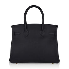 Load image into Gallery viewer, Birkin 30 Bag Black Gold Hardware Epsom Leather New w/ Box