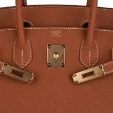 Load image into Gallery viewer, Birkin 30 Bag Gold Togo Leather Gold Hardware