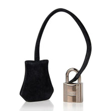 Load image into Gallery viewer, Birkin 25 Bag Black Doblis Suede with Palladium Hardware