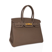Load image into Gallery viewer, Birkin 30 Bag Etoupe (Taupe) Gold Hardware Togo Leather