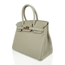 Load image into Gallery viewer, Birkin 30 Bag Sage (Sauge) Clemence Leather Gold Hardware