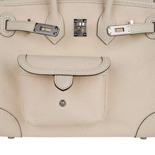 Load image into Gallery viewer, Birkin 25 Cargo Nata Toile Goeland Bag Swift Leather Trim Limited Edition