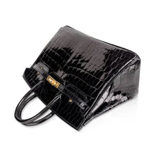 Load image into Gallery viewer, Birkin 25 Bag Black Crocodile Lisse Gold Hardware