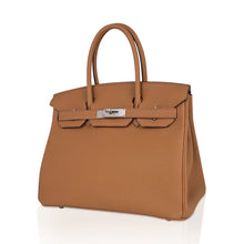Load image into Gallery viewer, Birkin 30 Bag Biscuit Togo Leather with Palladium Hardware